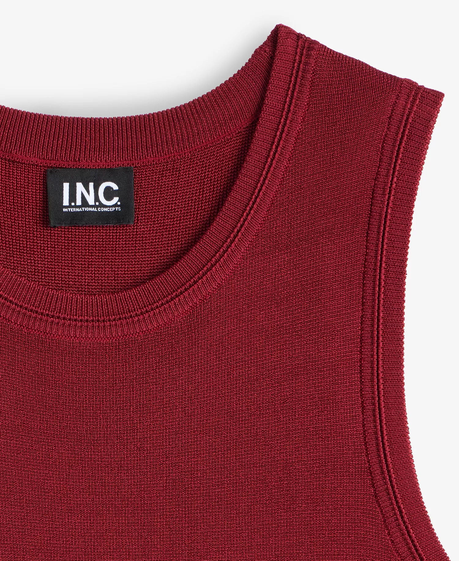 Women's Asymmetrical Hem Sweater Dress, Macy's Exclusive - Bright Crimson - L