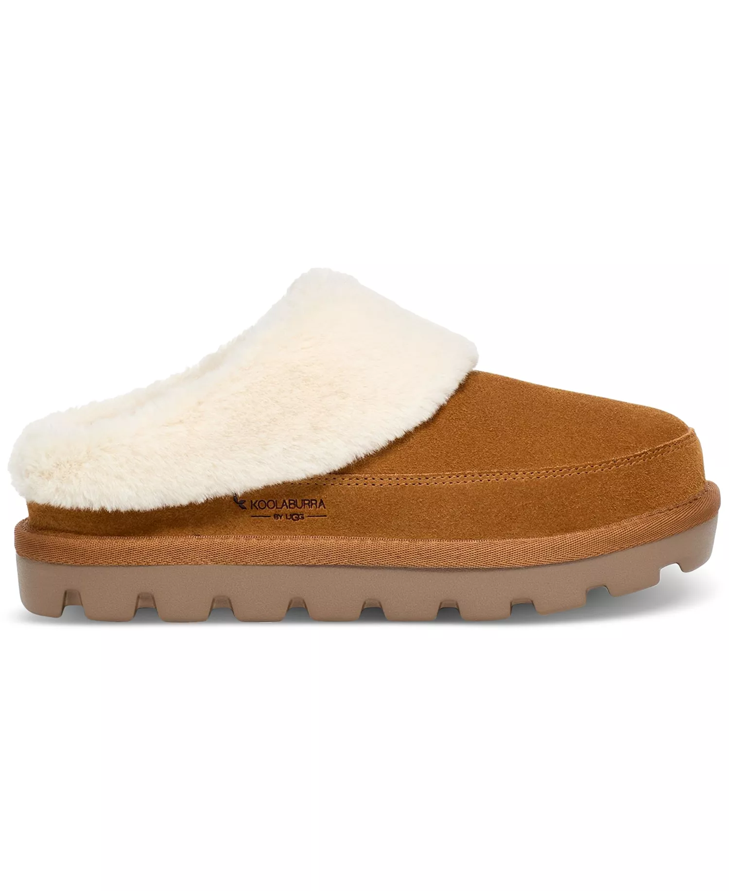 Women's Tizzey Round-Toe Slip-On Cozy Slippers - Chestnut - 10