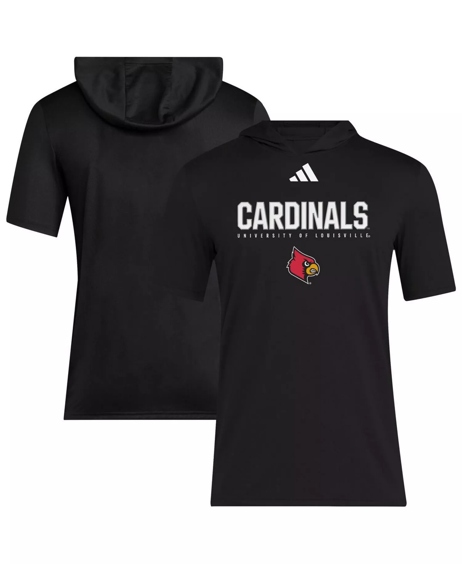 Men's Black Louisville Cardinals 2025 AREOREADY Sideline Training Hooded T-Shirt - Black - L
