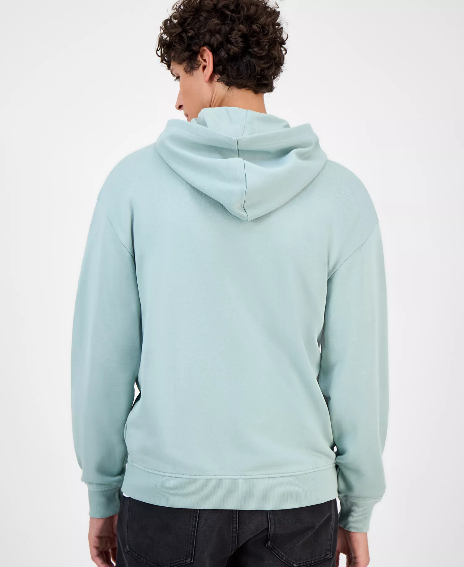 Men's Delastomer Full Zip Hoodie - Light/Pastel Green - 2XL