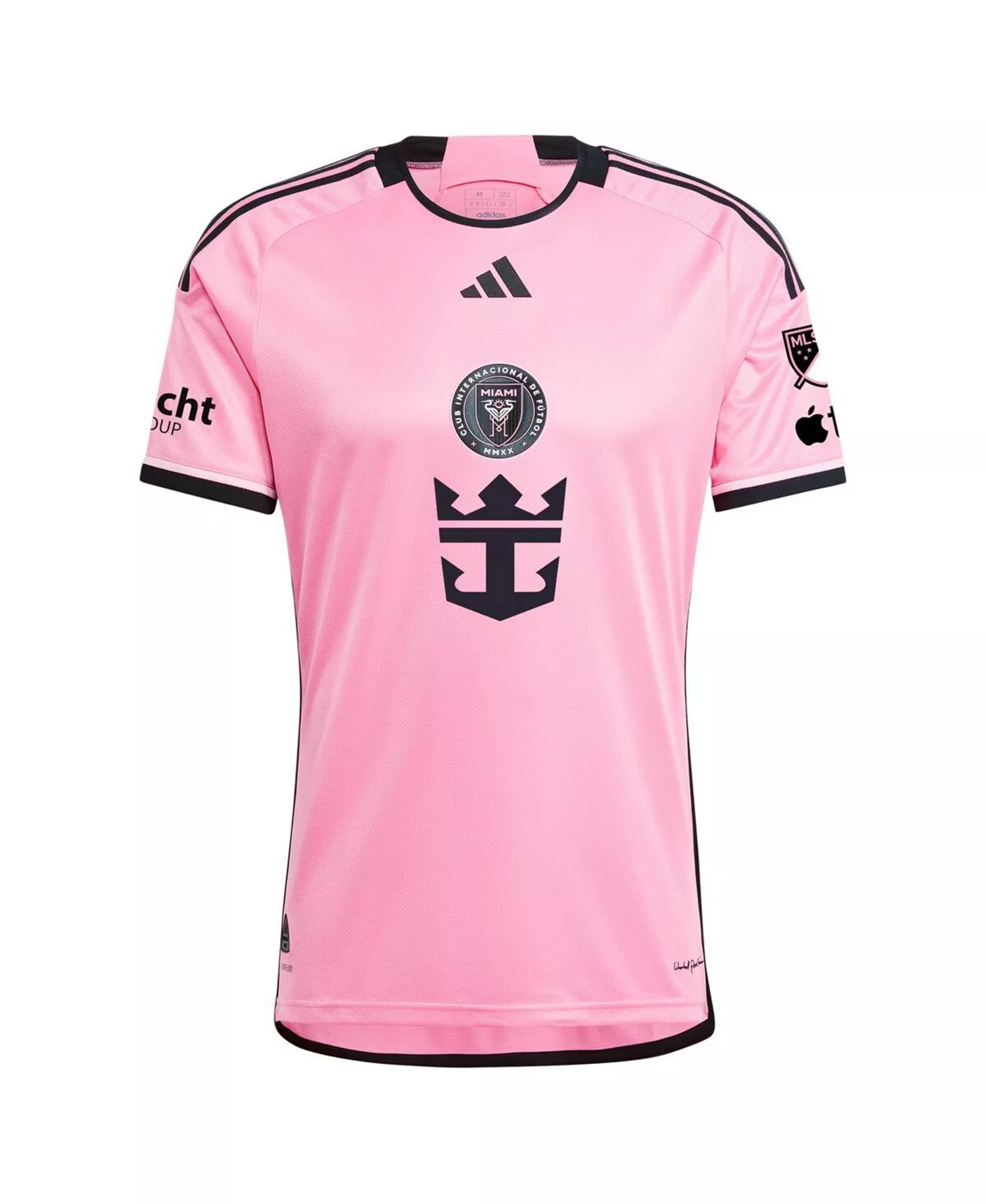 Men's Black Inter Miami CF 2024 Authentic Jersey - Pink - 2XL