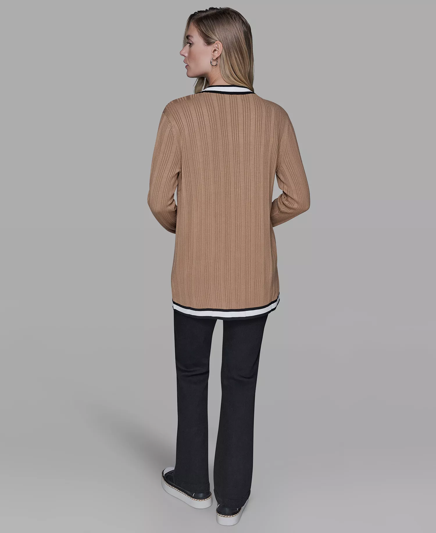 Petite V-Neck Cardigan Sweater - Cartouche - P/L