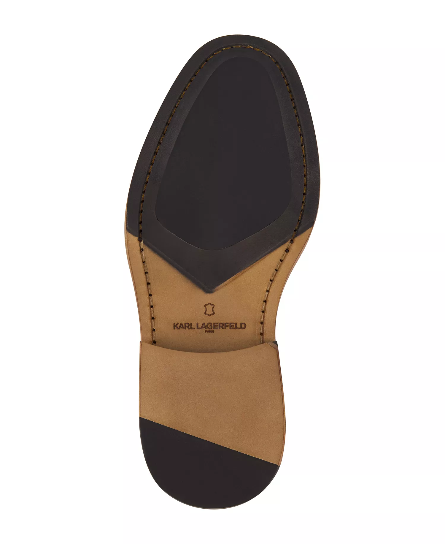 Men's White Label Wingtip Dress Shoes - Cognac - 10