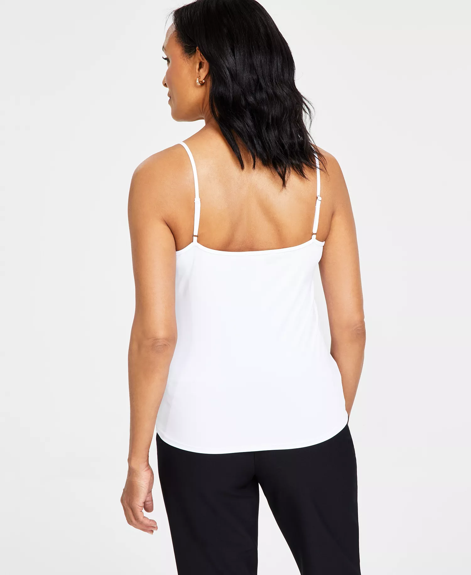 Women's Layering Camisole Top, Created for Macy's - Bright White - L