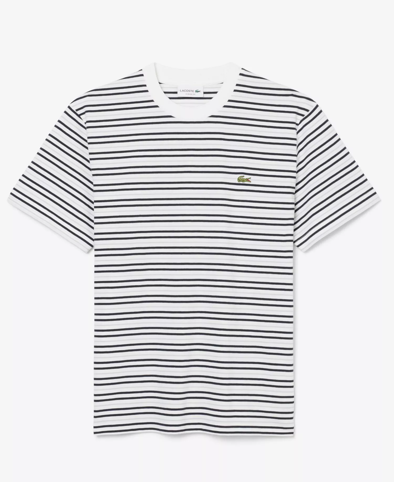 Men's Striped Short-Sleeve T-Shirt - Blackbird/flour - 2XL