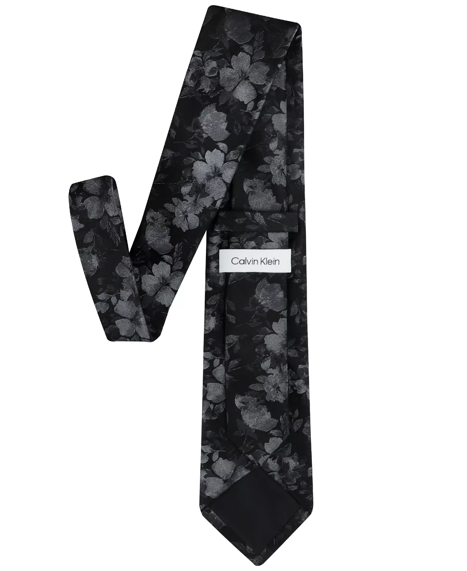 Men's Yara Floral Tie - Black - ONE SIZE