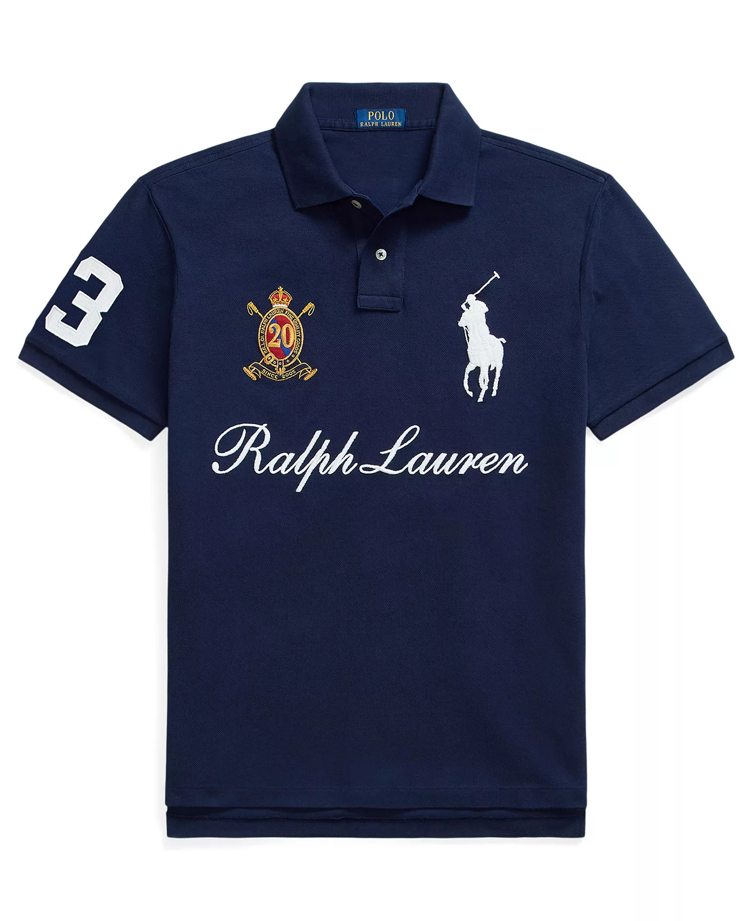 Men's Custom Slim-Fit Polo Shirt - Cruise Navy - 2XL