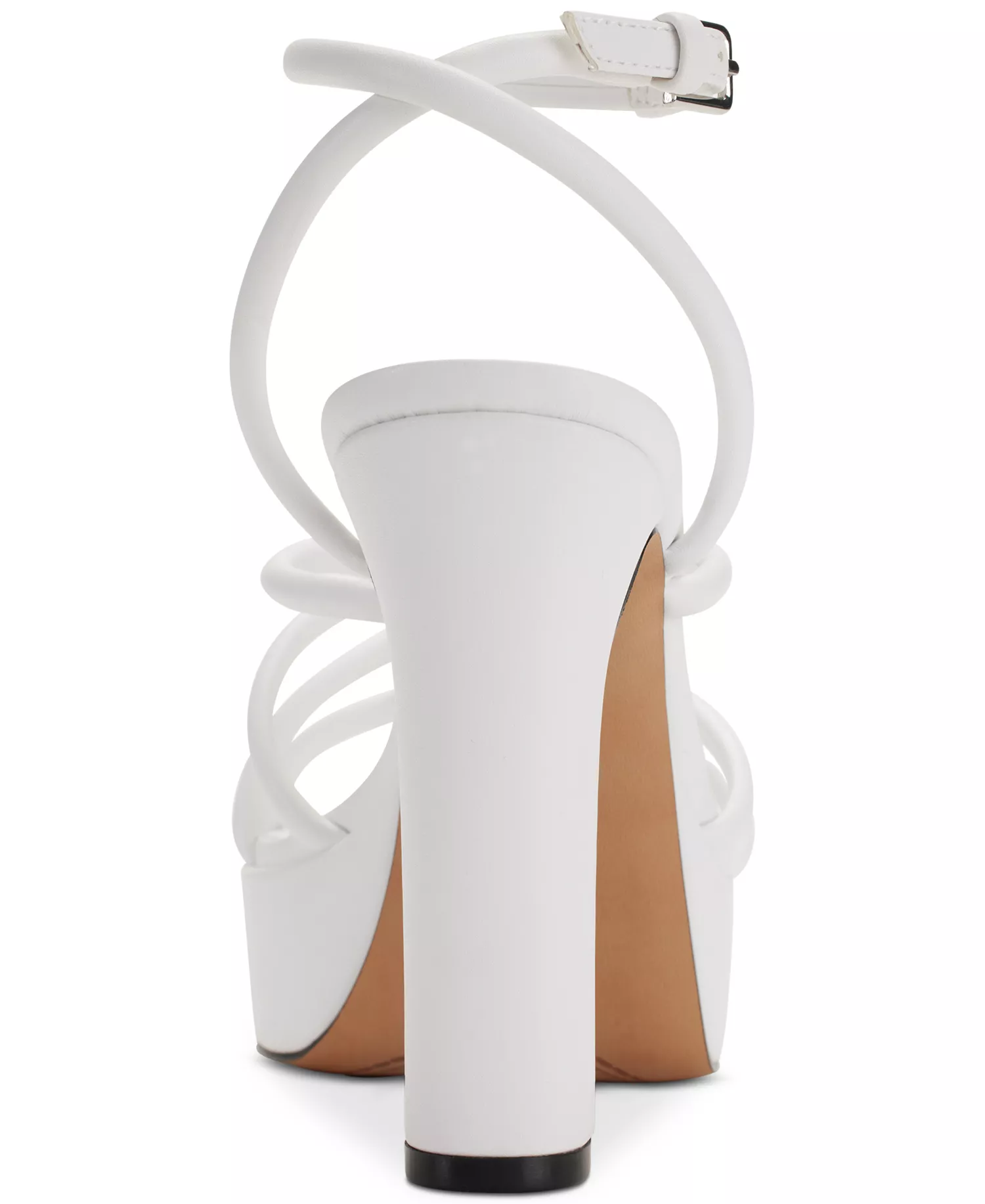 Women's Delicia Strappy Knotted Platform Sandals - Bright White - 10M