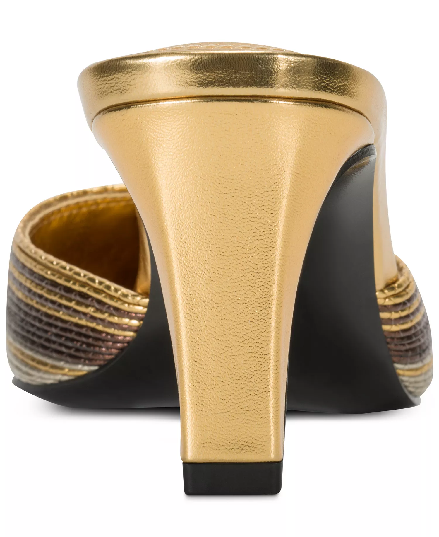 Women's Praxilla Pointed Toe Mule Pumps - Dark Copper/White Gold - 11M