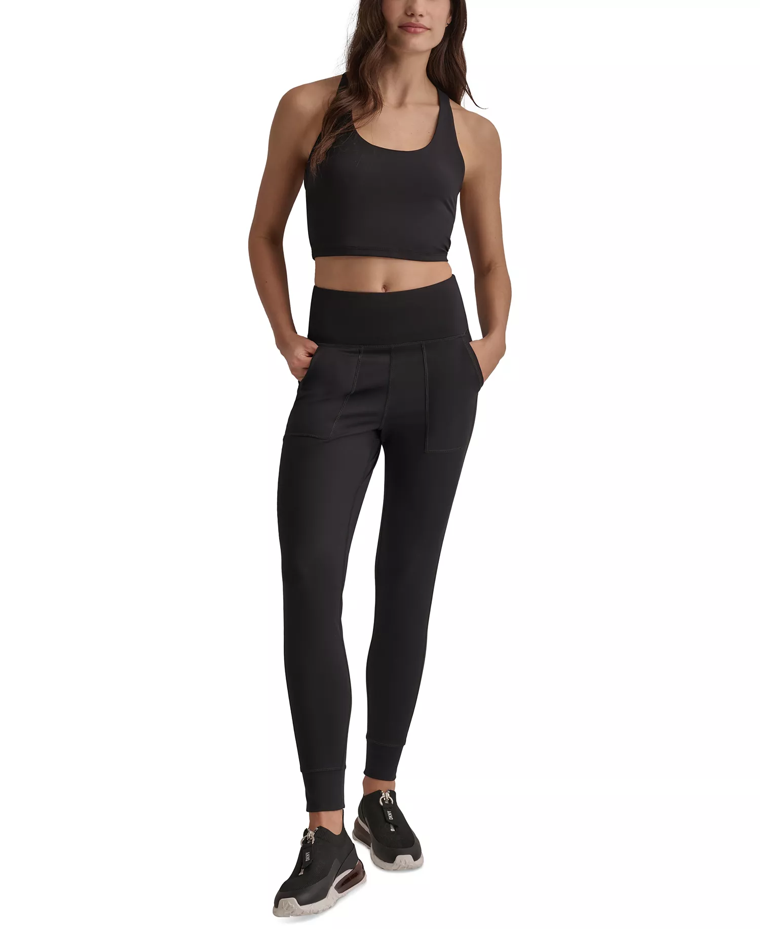 Women's Stretch Utility Jogger Pants - Black - L