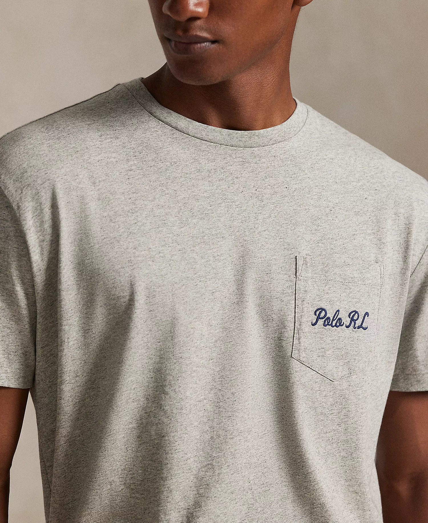 Men's Short Sleeve Classic Fit Polo Bear T-Shirt - Loft Heather - 2XL