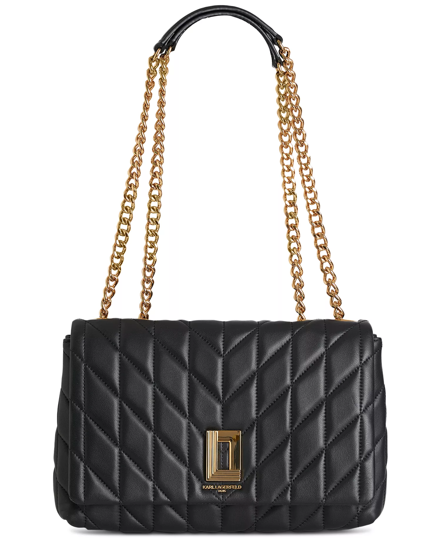 Lafayette Small Shoulder Bag - Black/Gold - NO SIZE