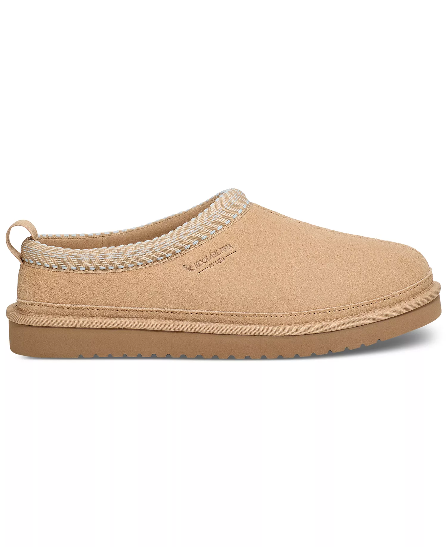 Men's Burree Suede Slippers - Sand - 10