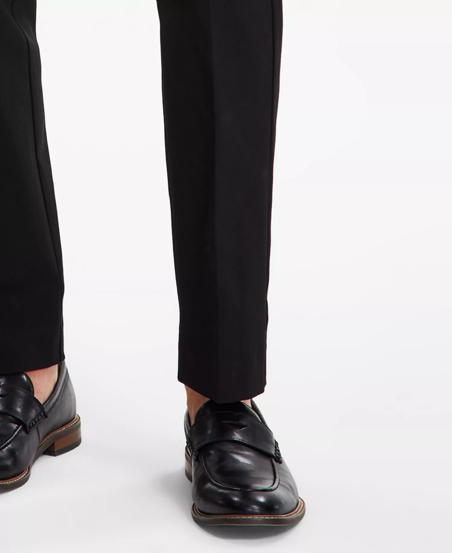 Men's Modern-Fit TH Flex Stretch Solid Performance Pants - Black - 29 - 29