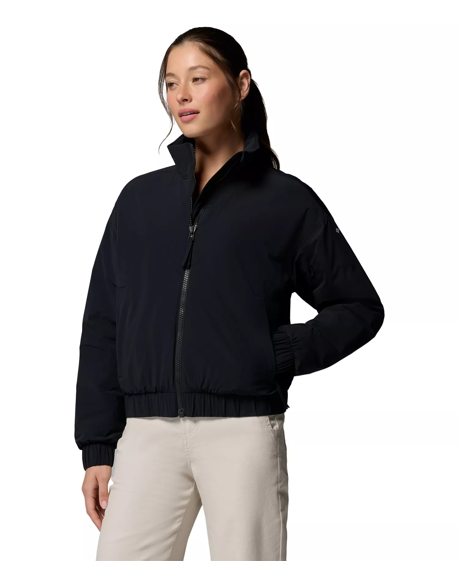 Women's Amaze Stretch Insulated Bomber Jacket - Black - L