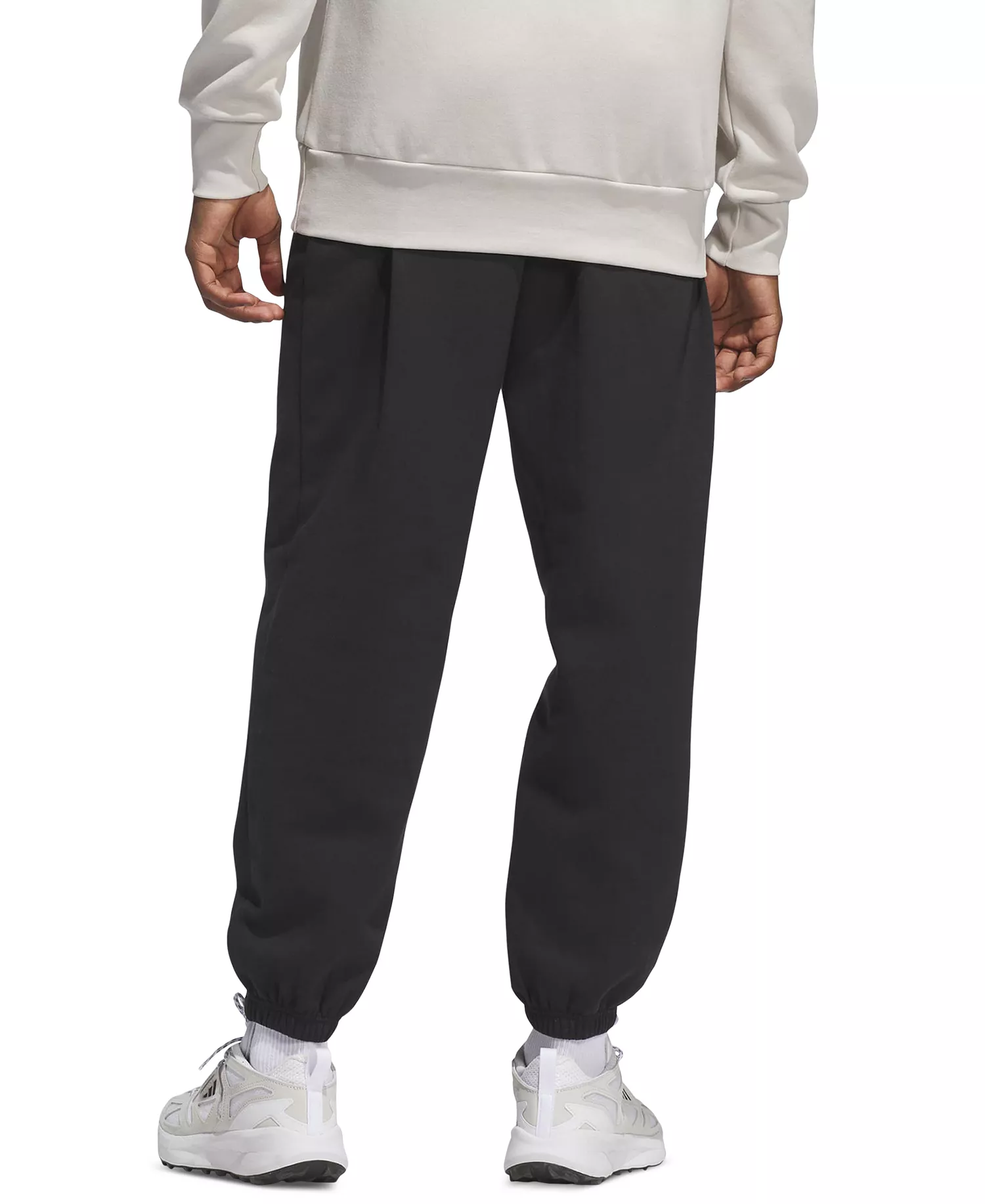 Men's Relax Cuff Regular Fit Pants - Black - 2XL