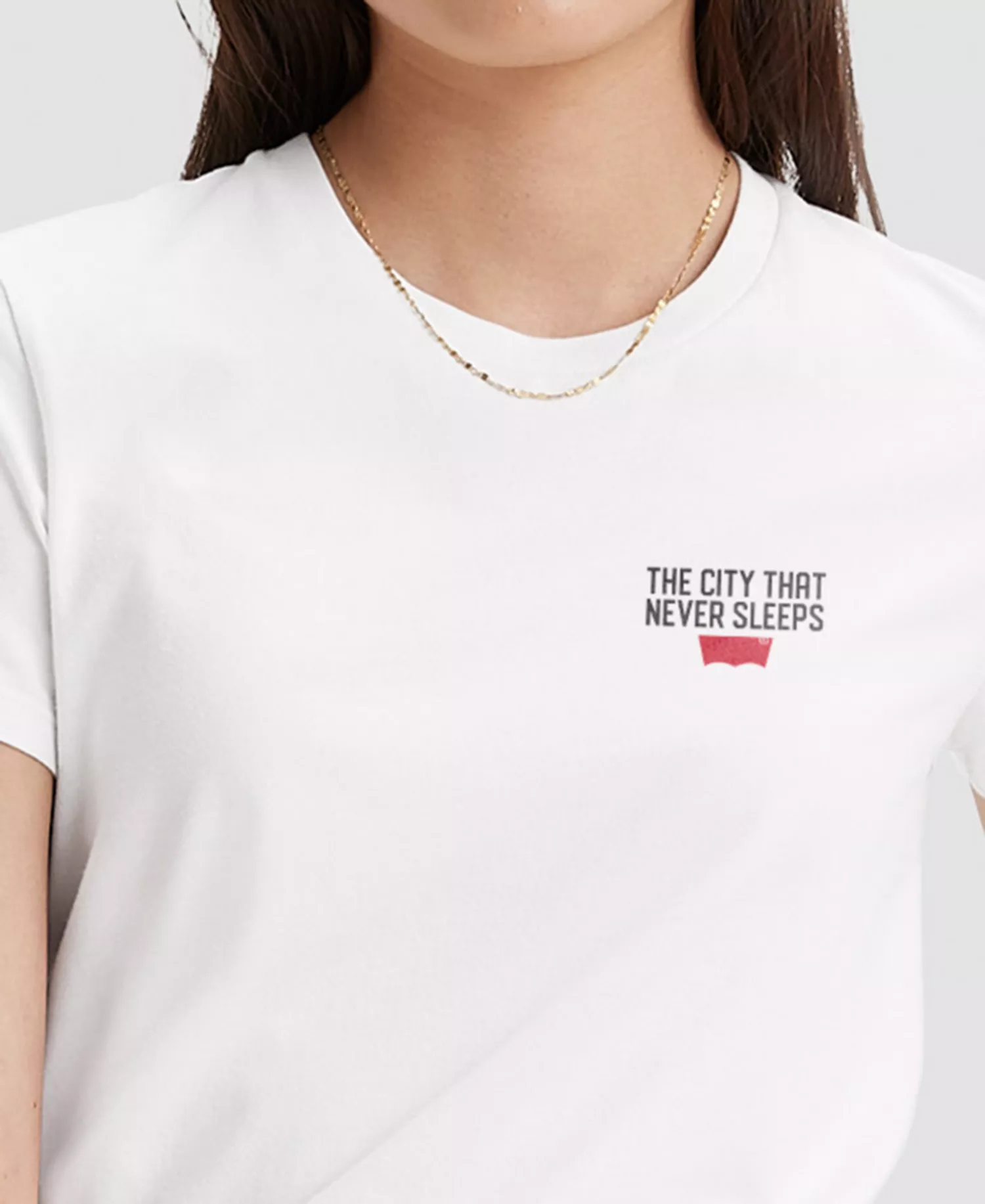 Women's Perfect Crewneck T-Shirt - Boroughs White - L