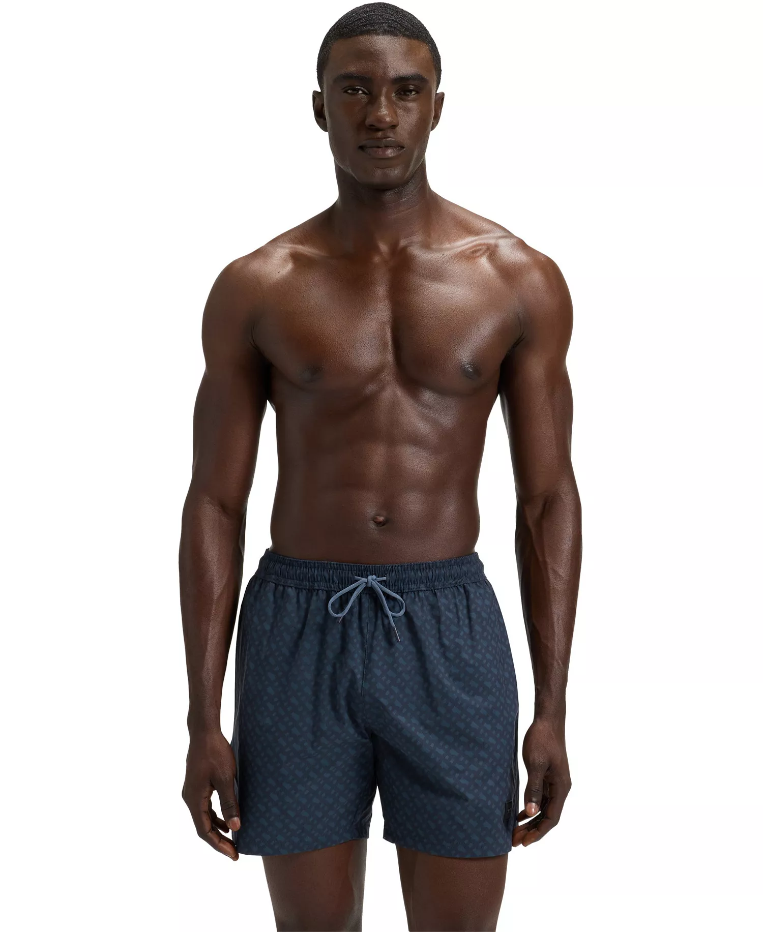 Men's Degrade Monogram Swim Shorts - Open Blue - 2XL