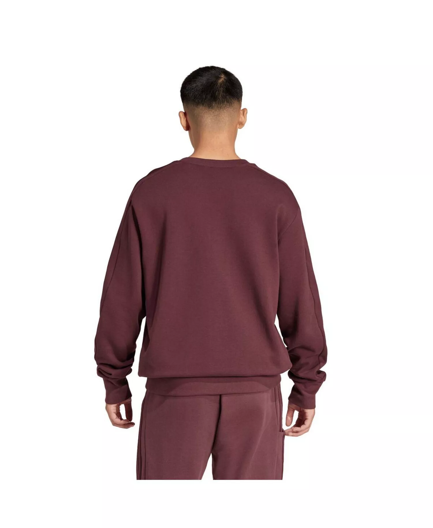 Men's Maroon New Zealand Rugby All Blacks Pullover Sweatshirt - Maroon - L