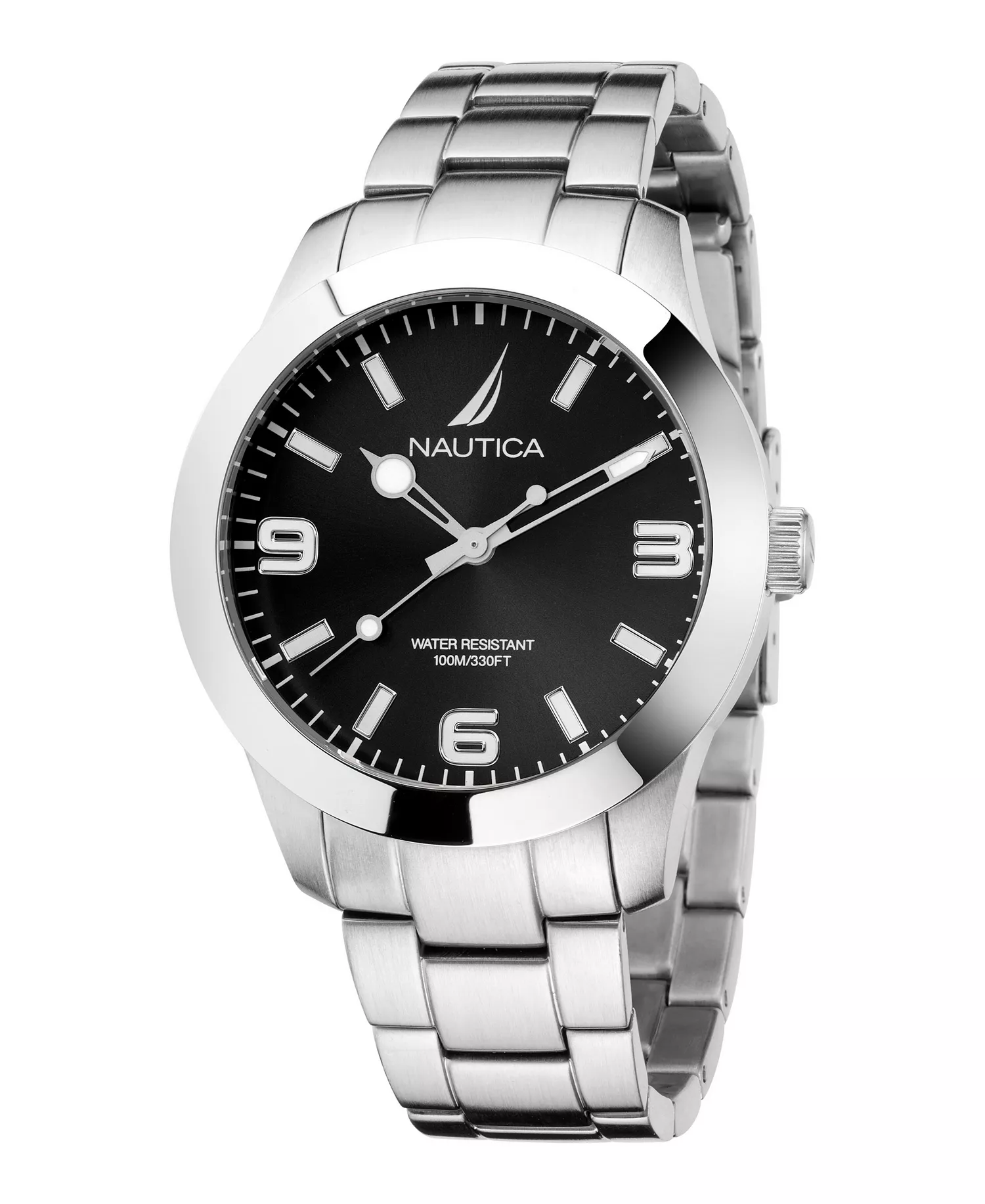 Men's Analog Silver-Tone Stainless Steel Watch Set, 43mm - Silver-Tone - NO SIZE