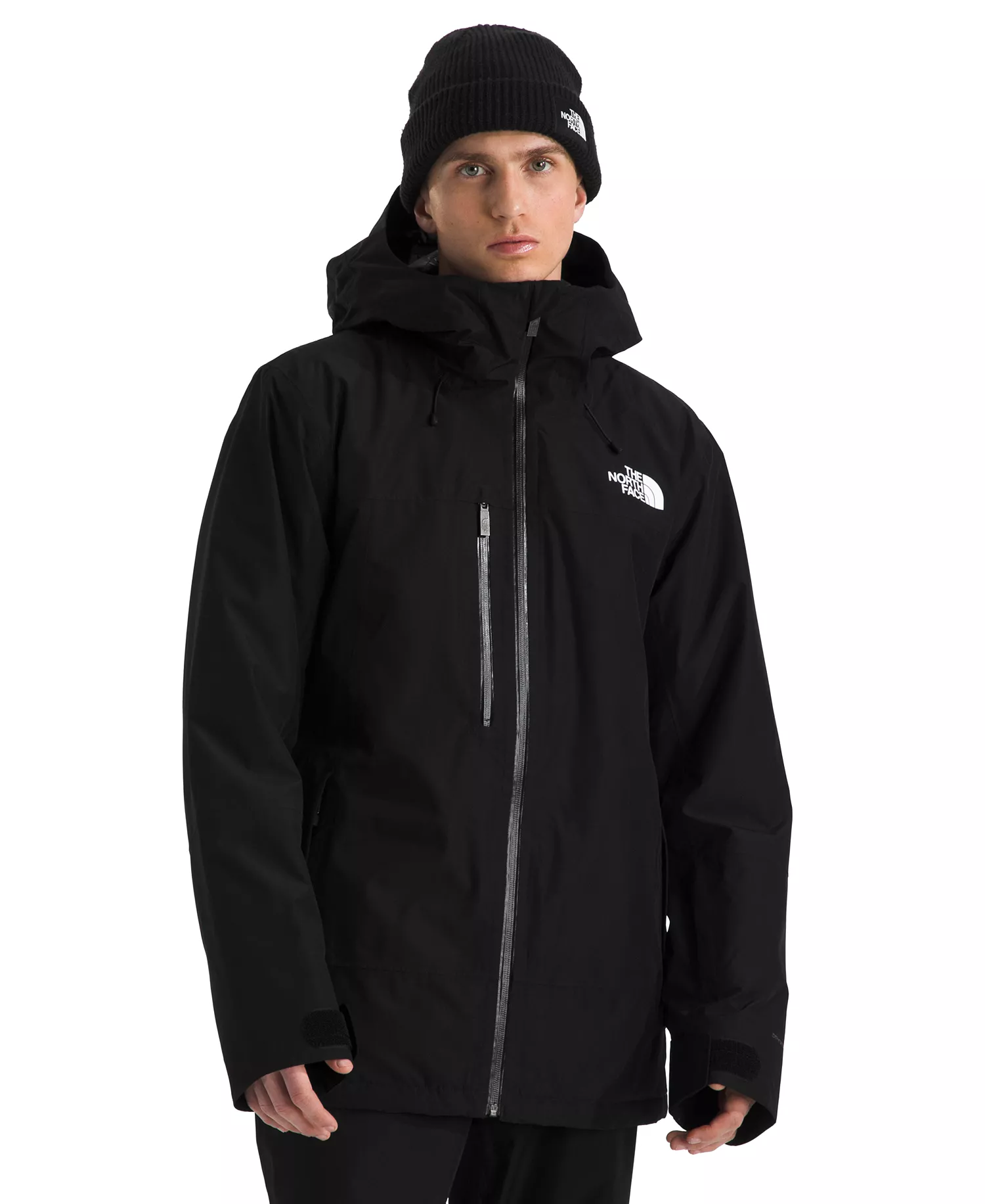 Men's Chakal Front-Zip Hooded Jacket - Black - L