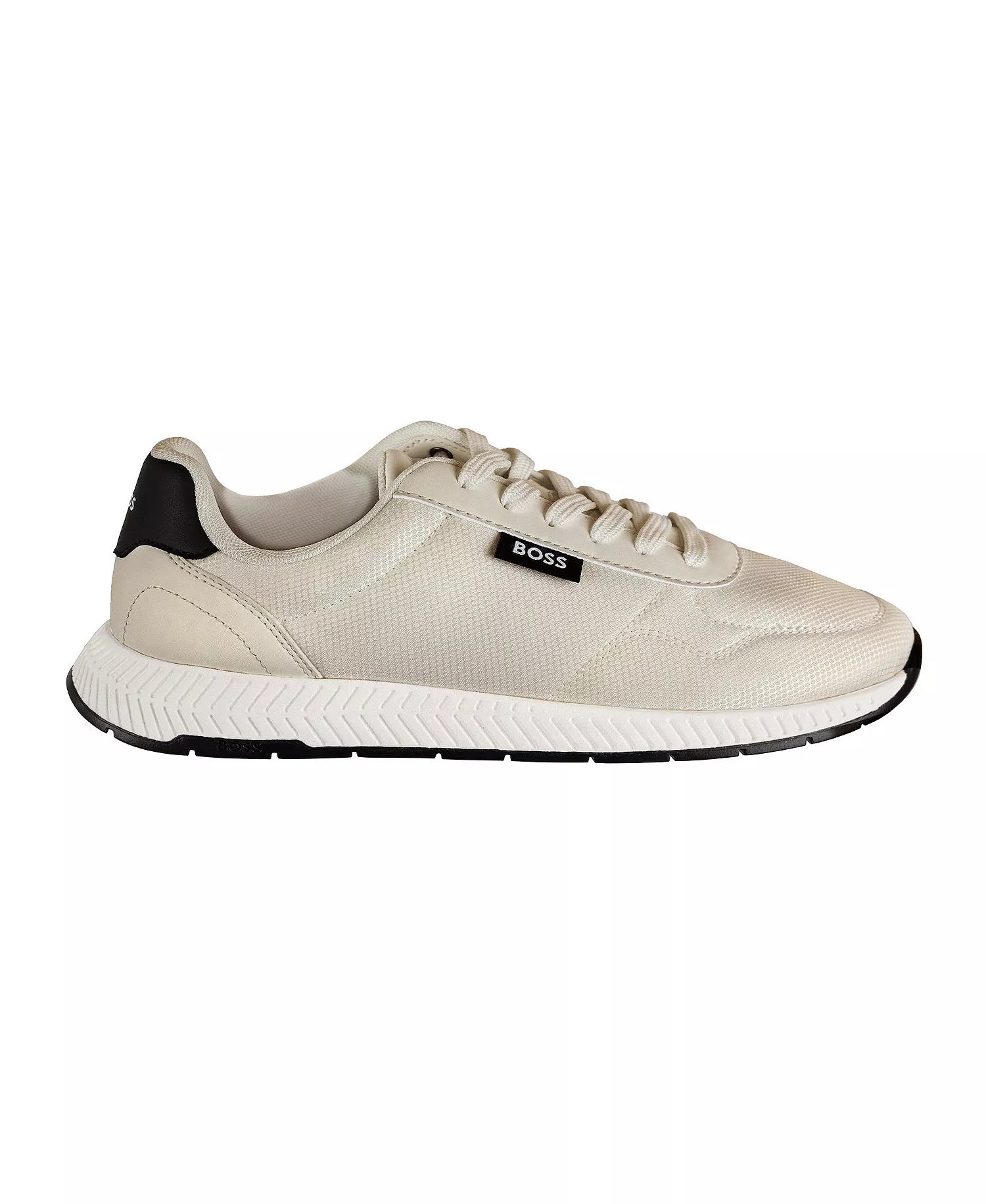 Men's Titanium Round Toe Running Shoes - Biege - 10M