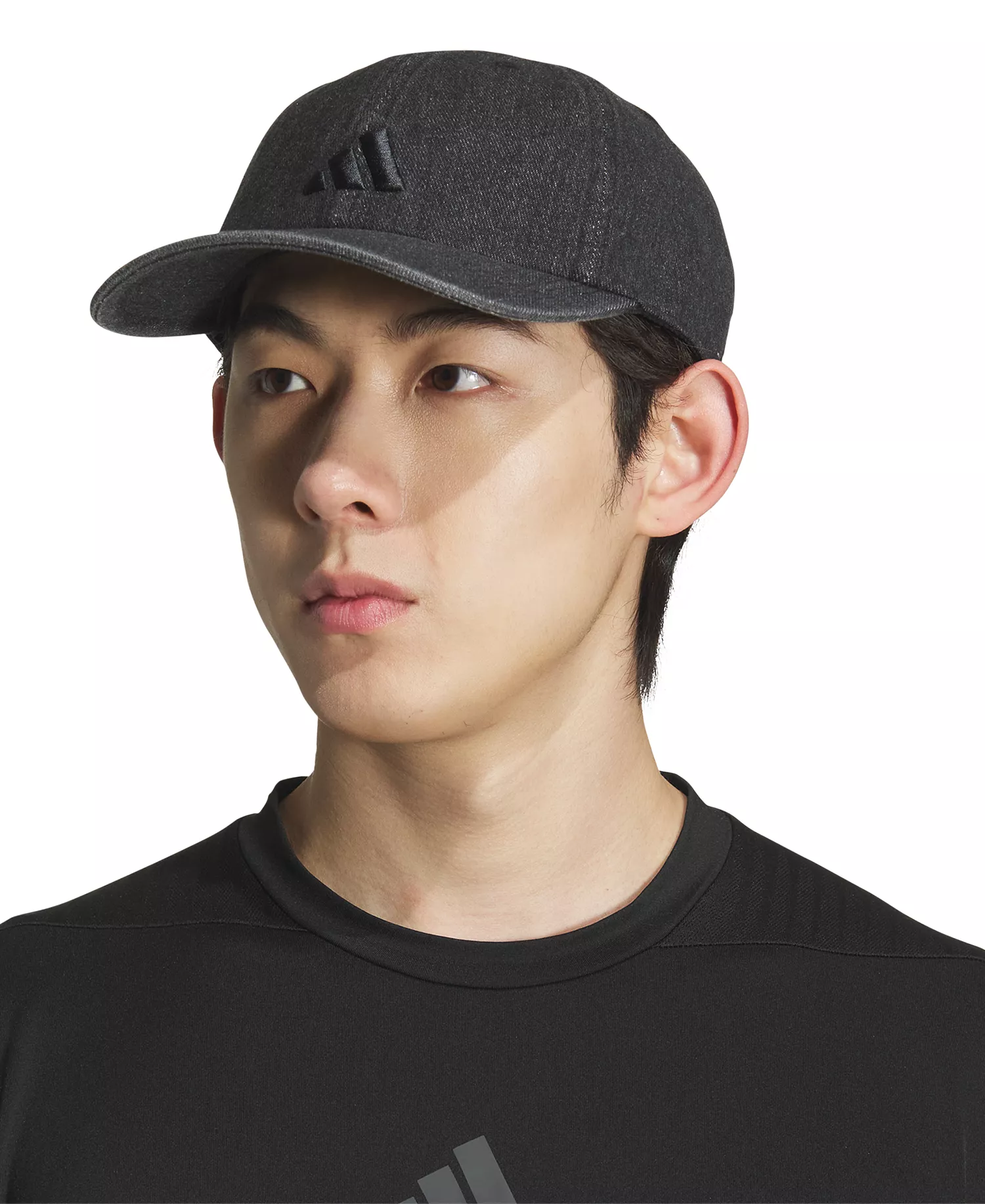 Men's Strap Back Cap - Black - OS