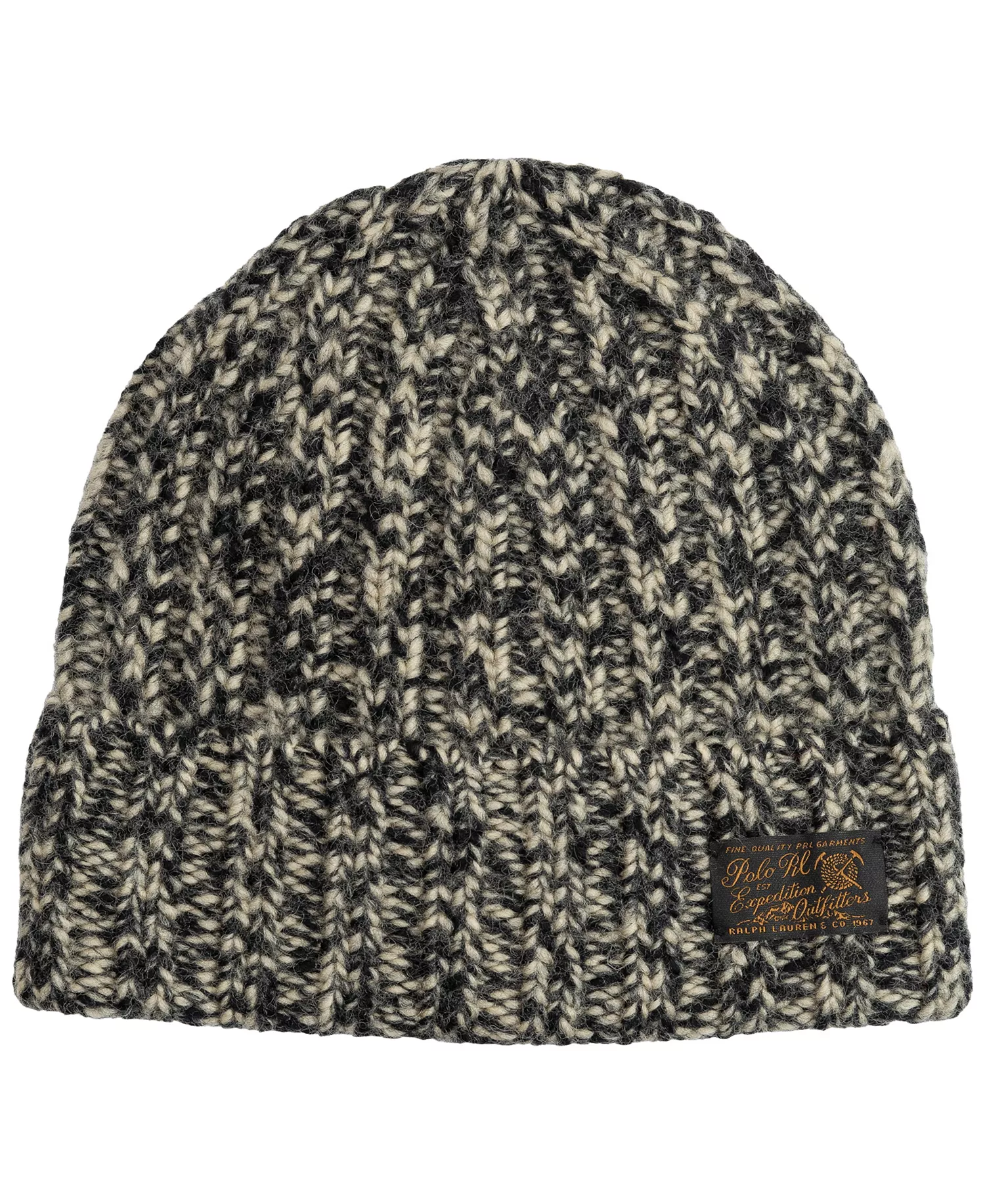 Men's Chunky Ragg Beanie - Black - ONE SIZE