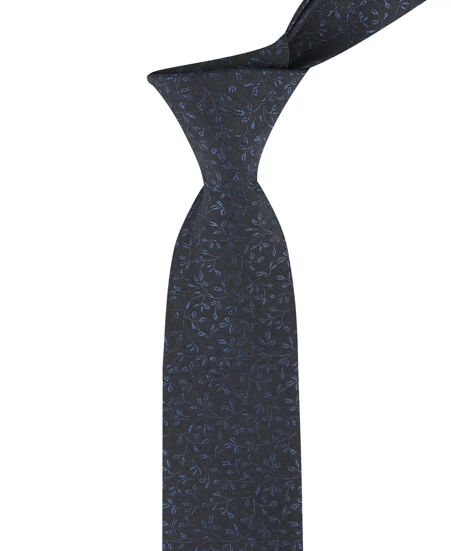 Men's Kamila Botanical Tie - Navy - ONE SIZE
