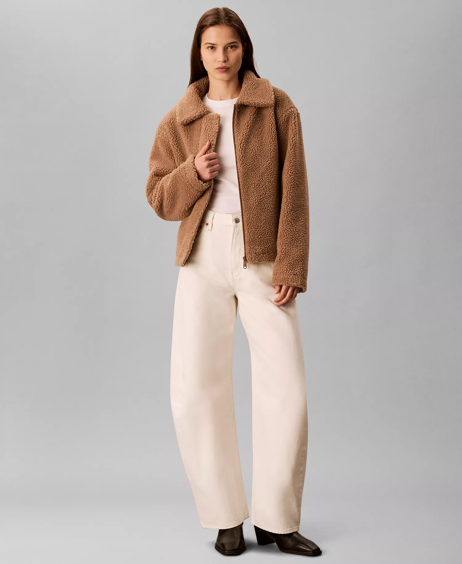 Women's Point Collar Jacket - Amphora - L