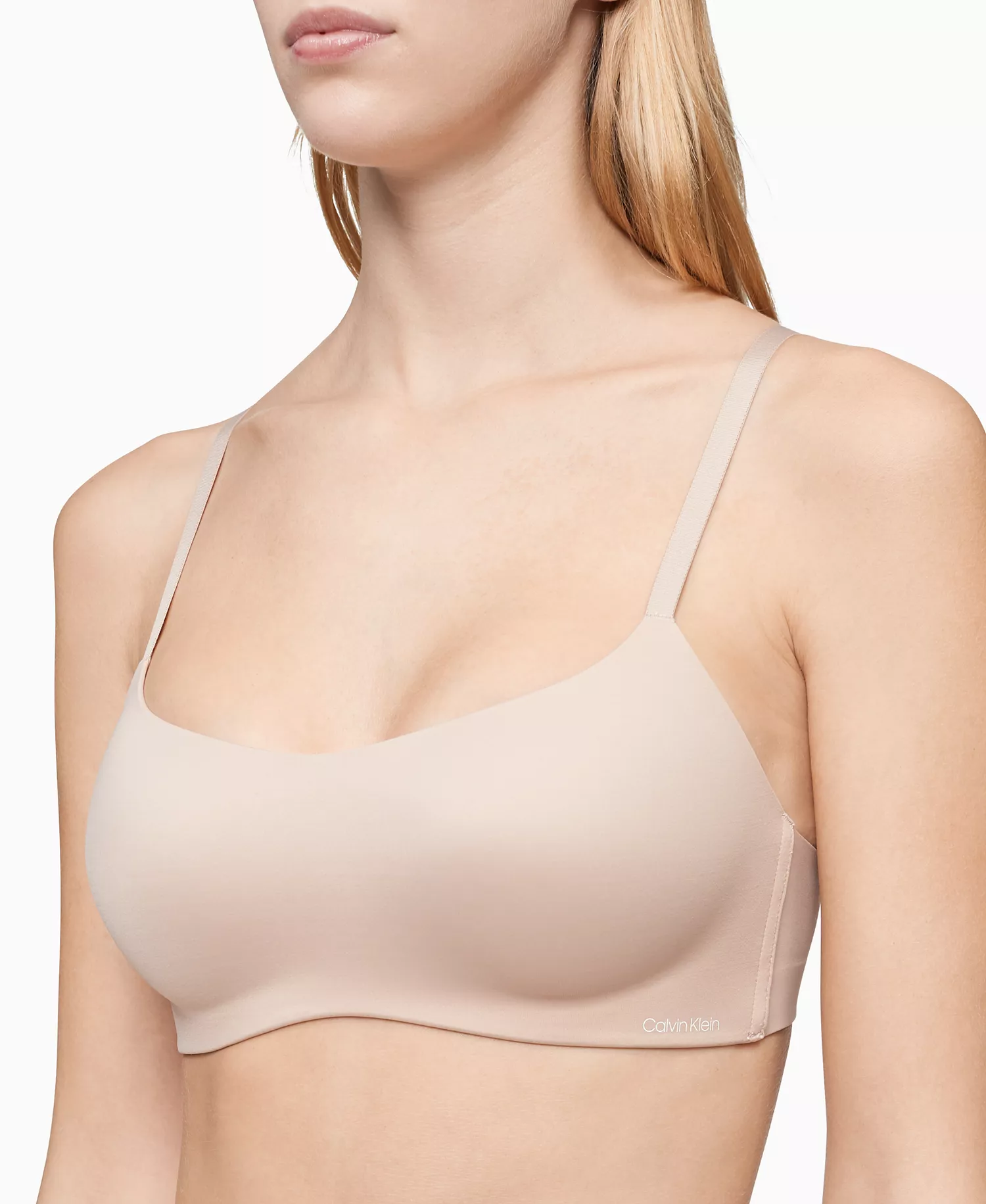 Liquid Touch Lightly Lined Bralette QF5681 - Honey Almond (Nude 4) - 30 - C