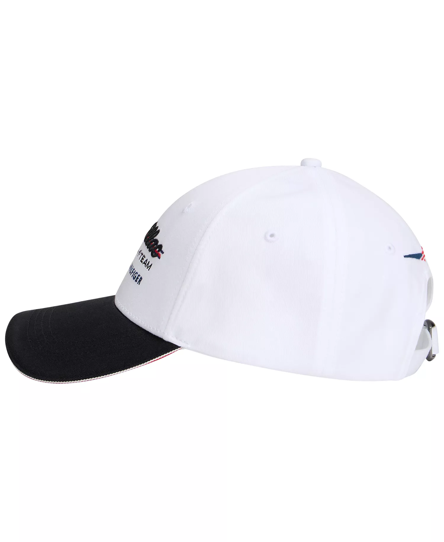 x Cadillac F1® Men's Script Baseball Cap - Optic White / Black - ONE SIZE