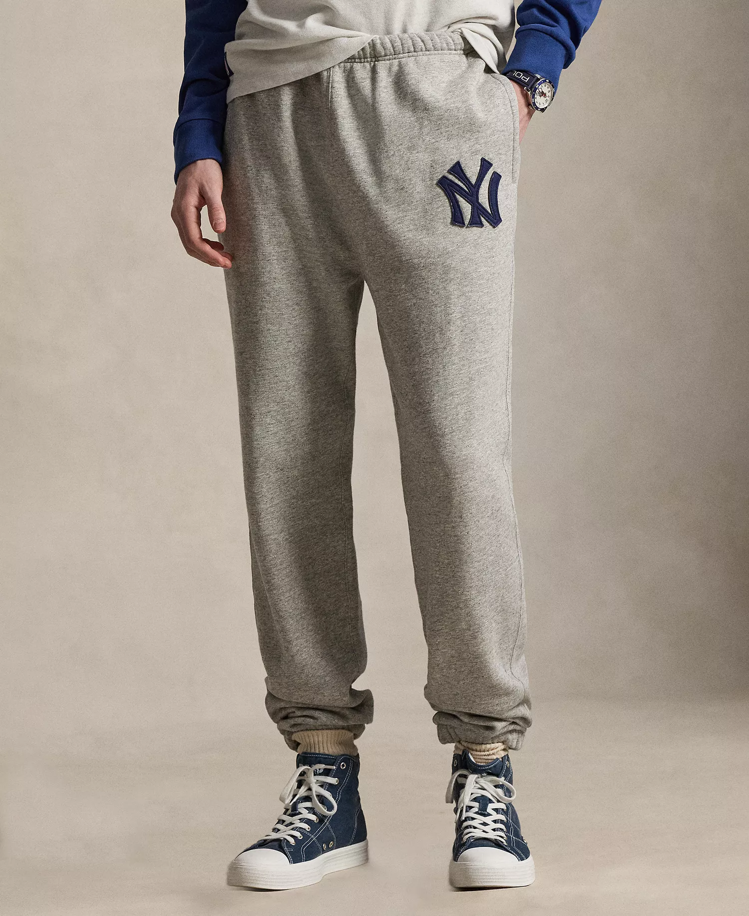 Men's Logo Patch Sweatpants - Loft Heather - 2XL