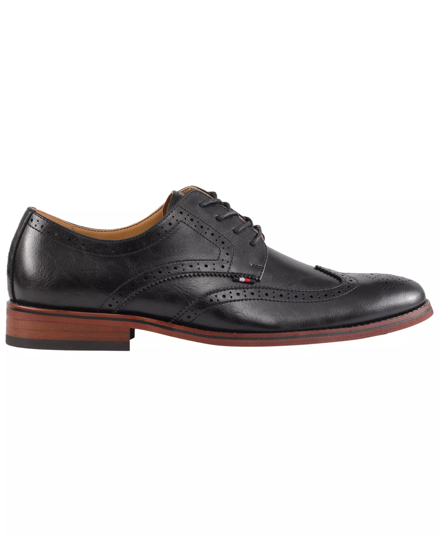 Men's Buford Lace Up Wingtip Oxford - Black - 10