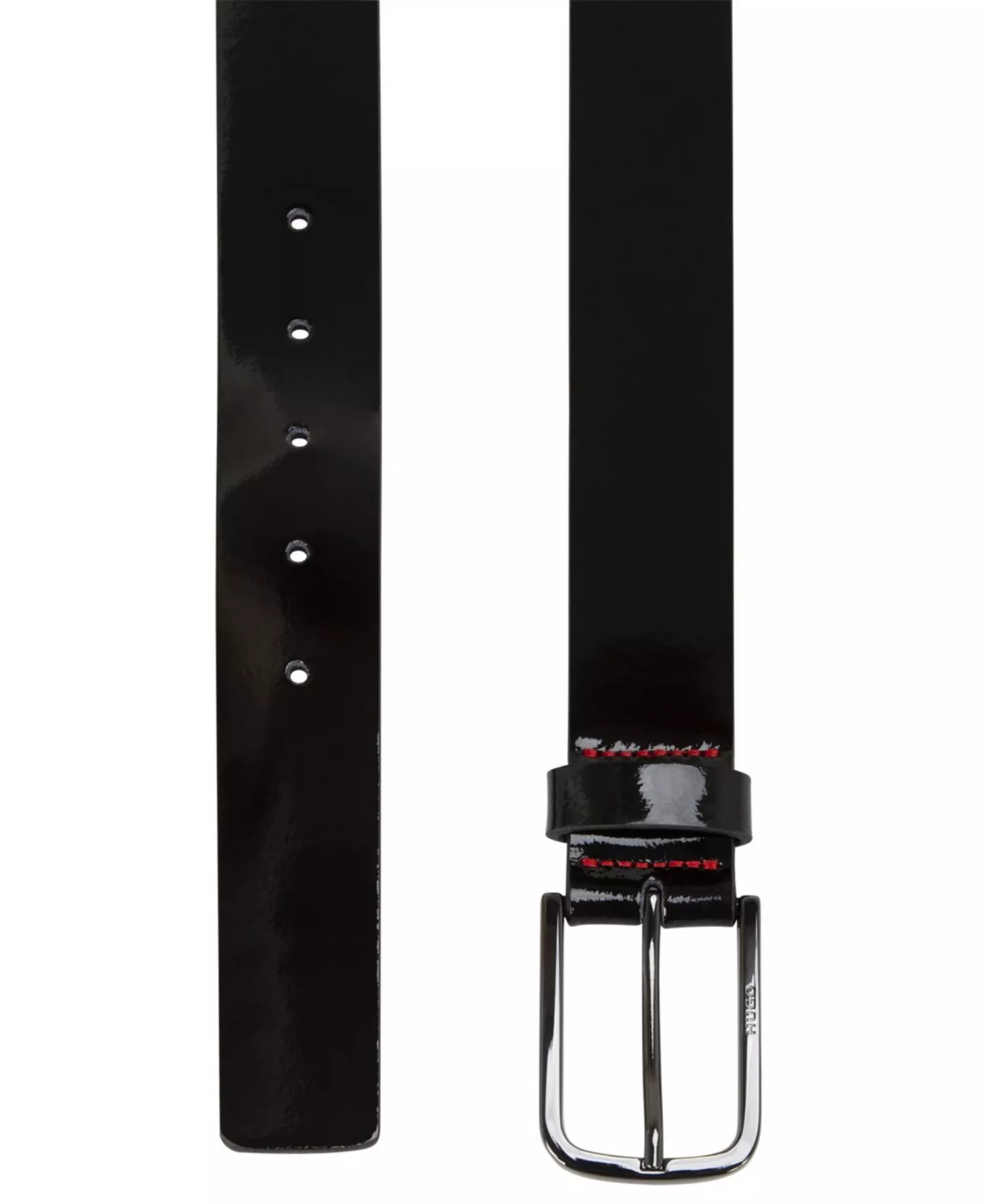 Men's Evening Dressy Patent Leather Belt - Black - 30