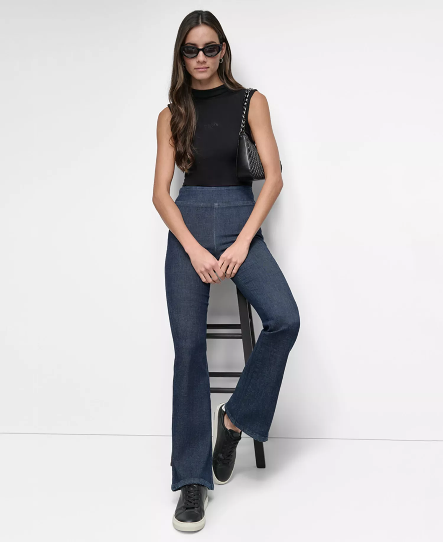Women's High-Rise Pull-On Flare Jeans - Bond Street - S