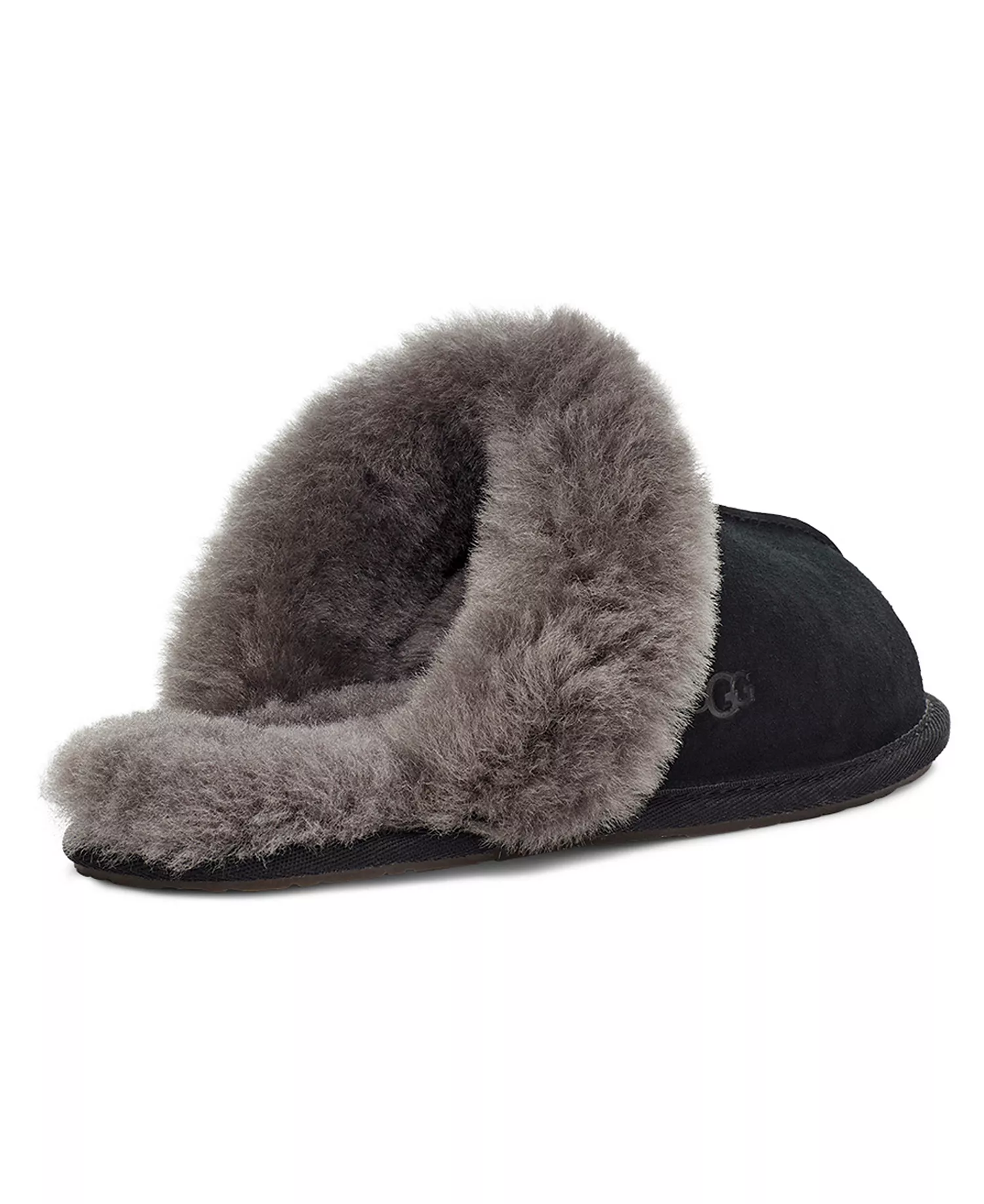 Women's Scuffette II Slip On Slippers - Black/ Gray - 10M