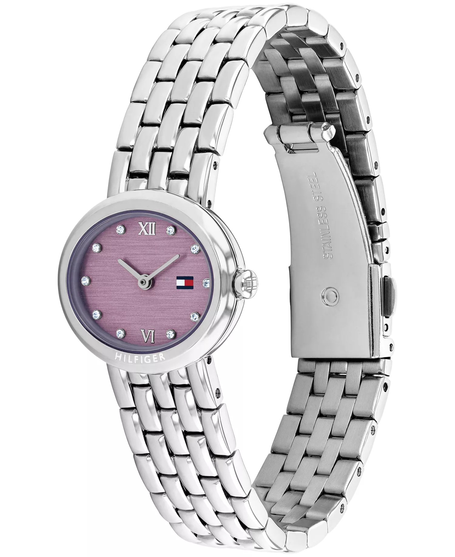 Women's Quartz Silver Tone Stainless Steel Bracelet Watch, 25mm - Silver - 25