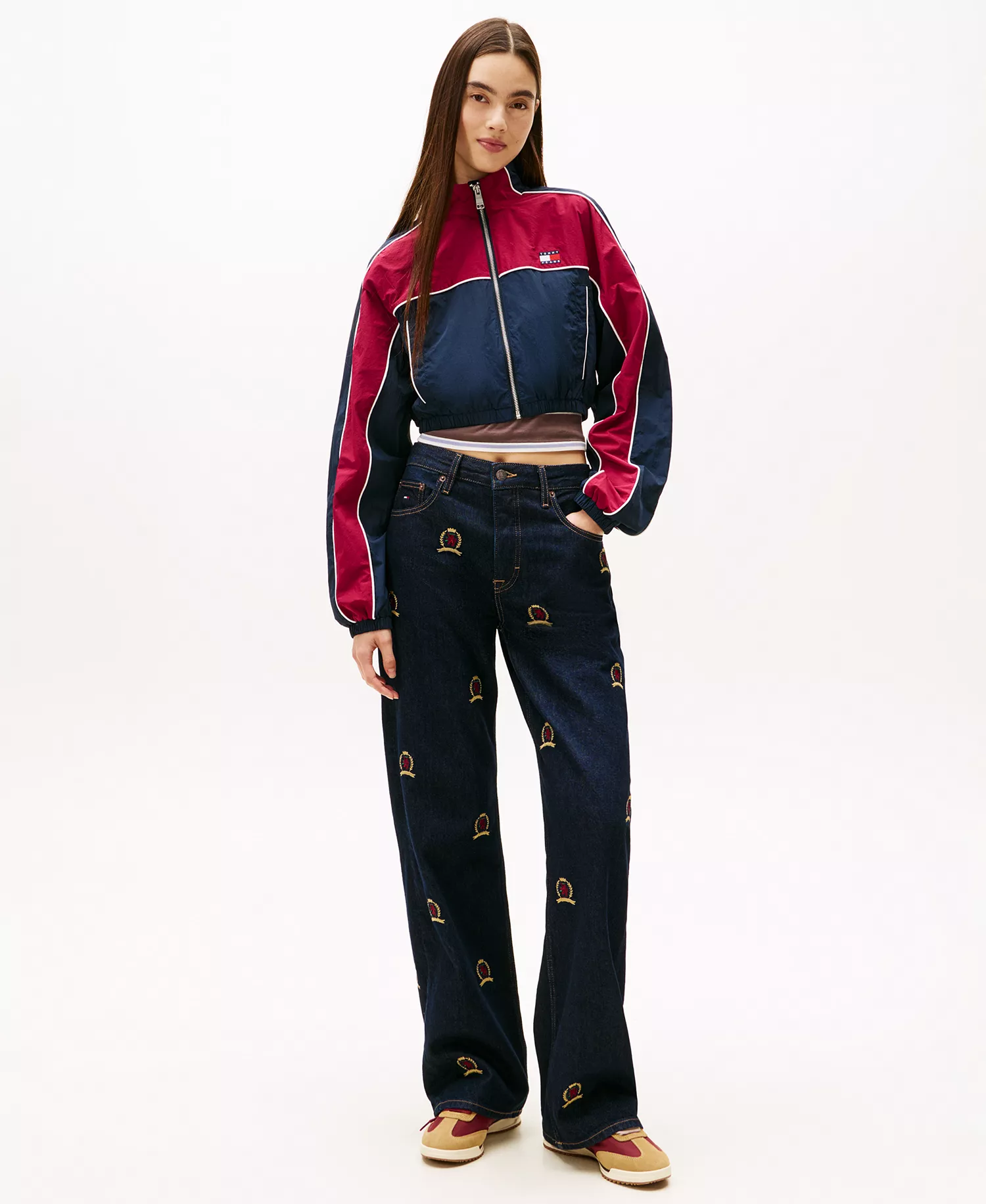 Women's Mia Mid Rise Straight Jeans - Denim Dark - 24x30