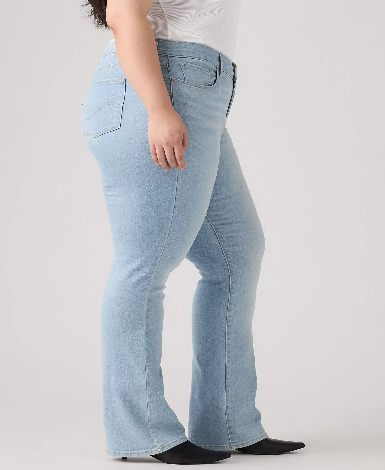 Trendy Plus Size 415 Classic Bootcut Jeans - Eternal Indigo Light Plus - 16W