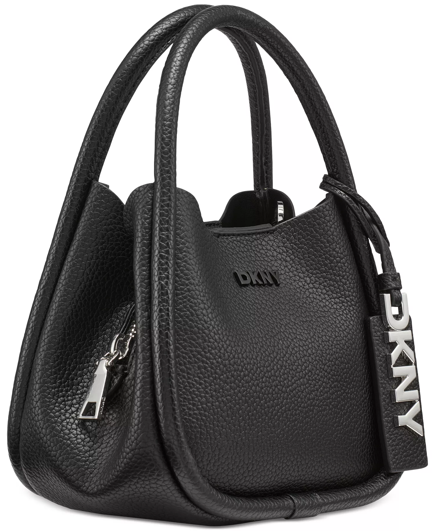 Capri Mini Hobo Crossbody Bag - Black/silver - NO SIZE