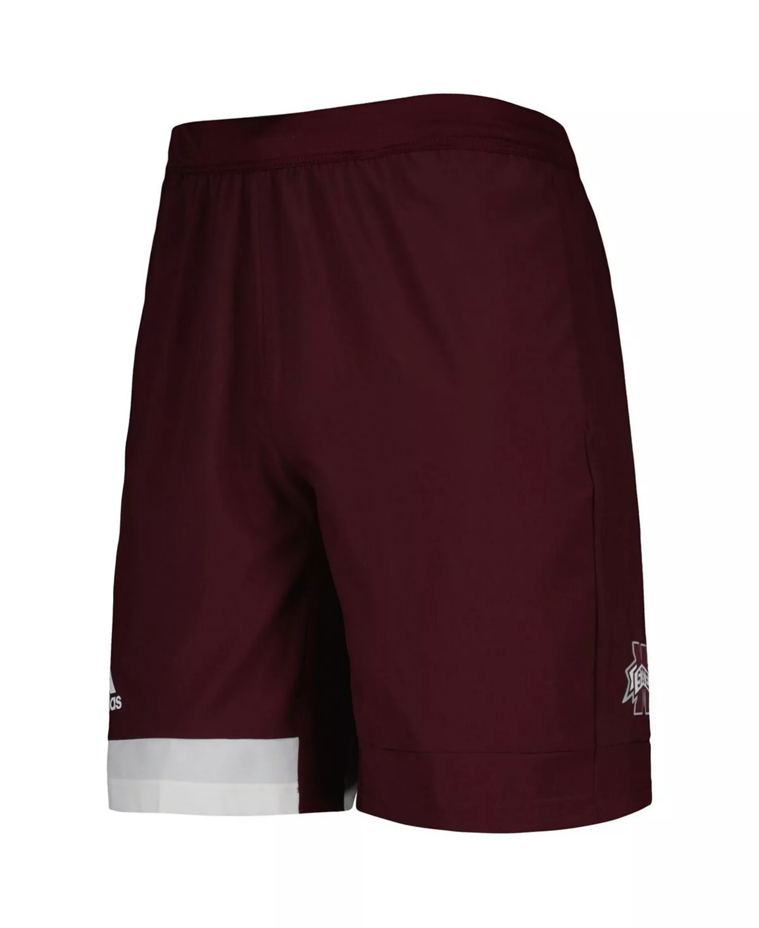 Men's Maroon Mississippi State Bulldogs AEROREADY Training Shorts - Maroon - 2XL