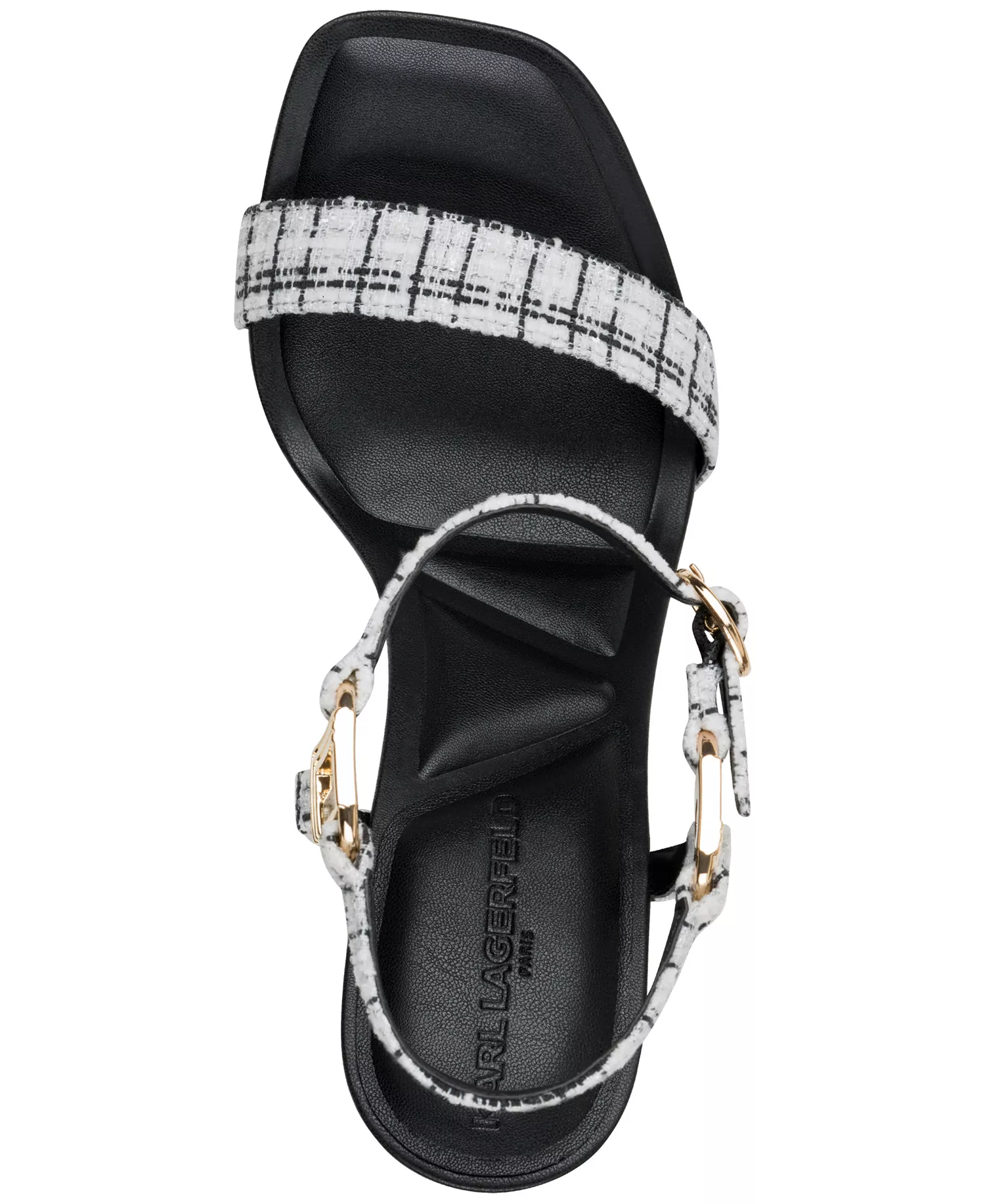 Women's Cybil Sandals - White/ Black - 10M