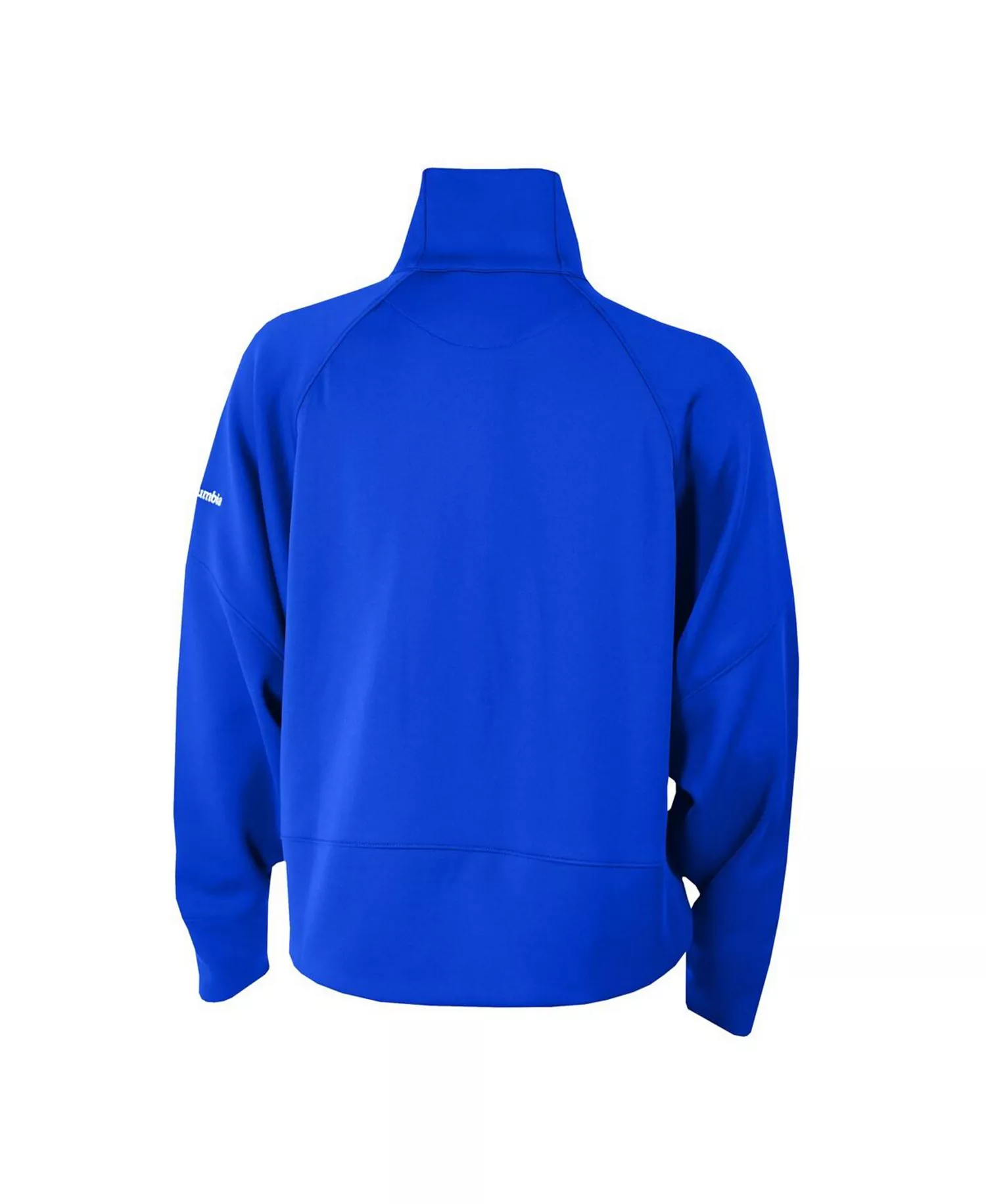 Women's Blue New York Rangers Wickhams Hills Raglan Omni-Wick Half-Zip Pullover Sweatshirt - Blue - 2XL