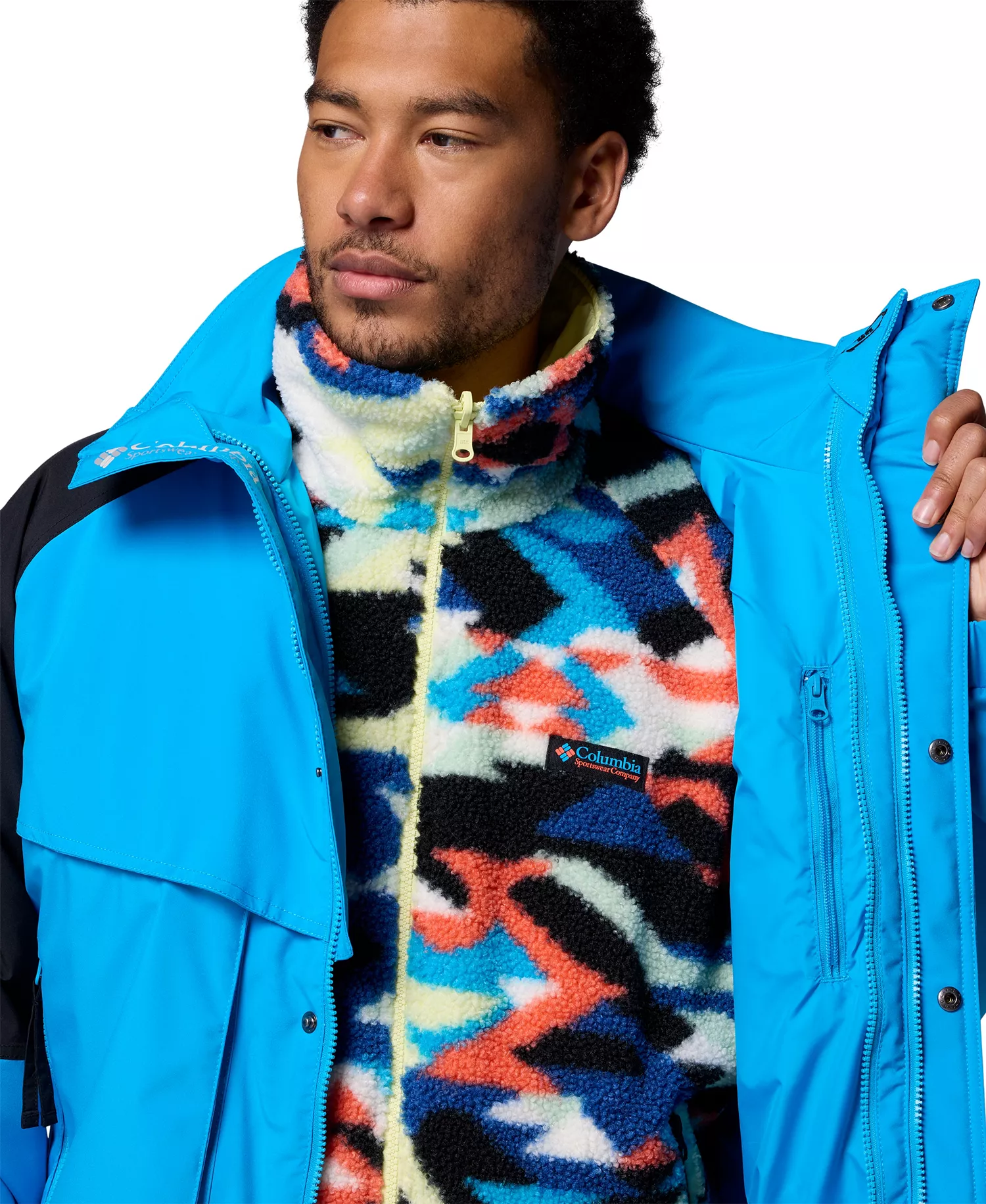 Men's Powderkeg Remastered Interchange Jacket - Compass Blue/black - M