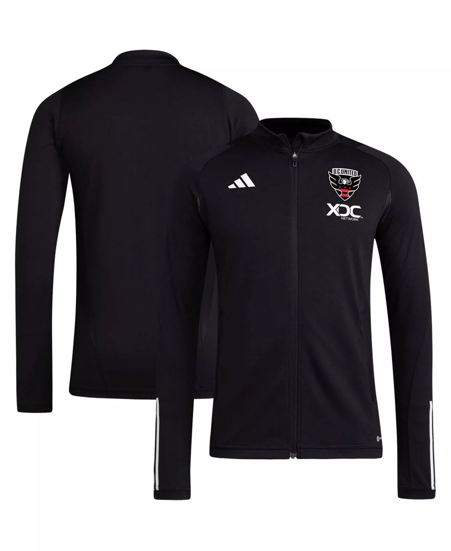 Men's Black D.C. United 2023 On-Field AEROREADY Full-Zip Training Top - Black - S