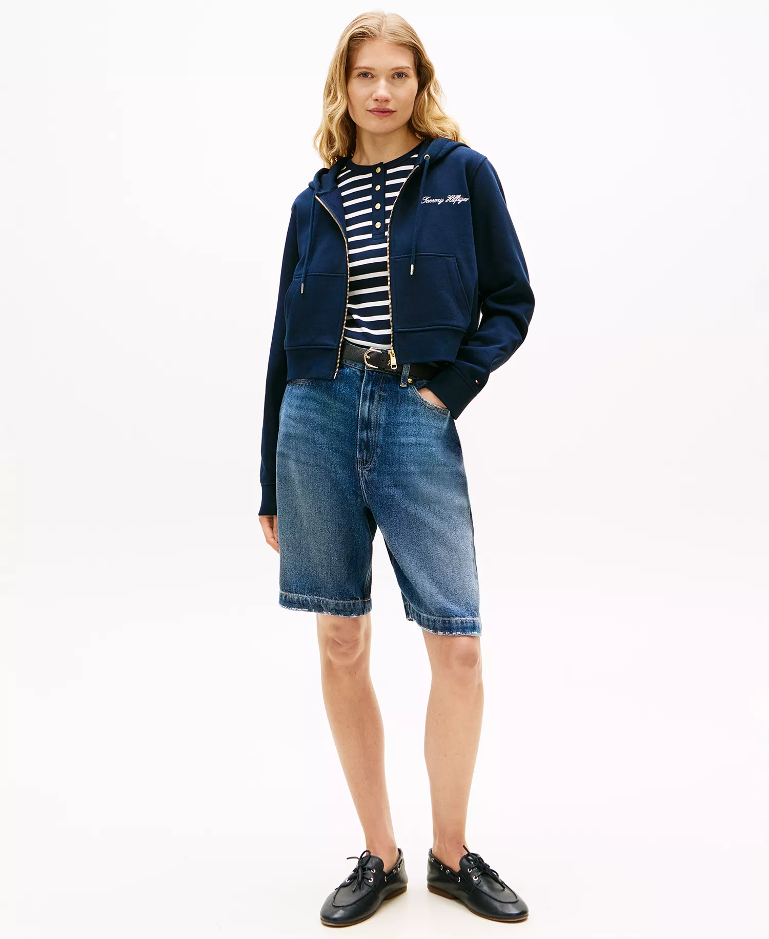 Women's Full-Zip Hoodie - Dark Night - L