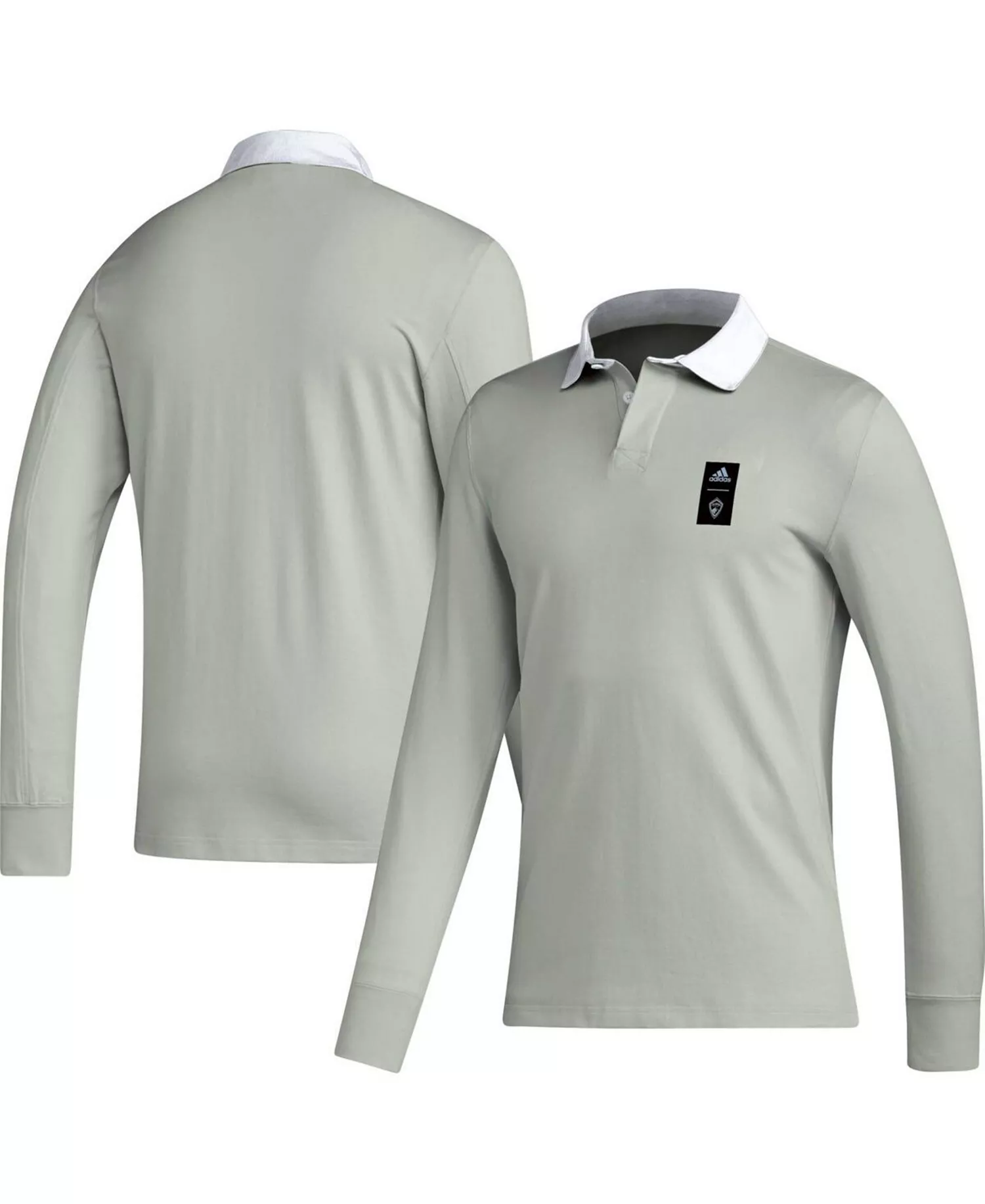 Men's 2023 Player Gray Colorado Rapids Travel Long Sleeve Polo Shirt - Gray - 2XL