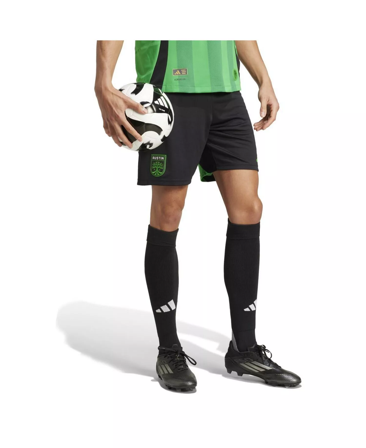 Men's Black Austin FC Home 2025 The Heartbeat Kit Authentic Shorts - Black - L