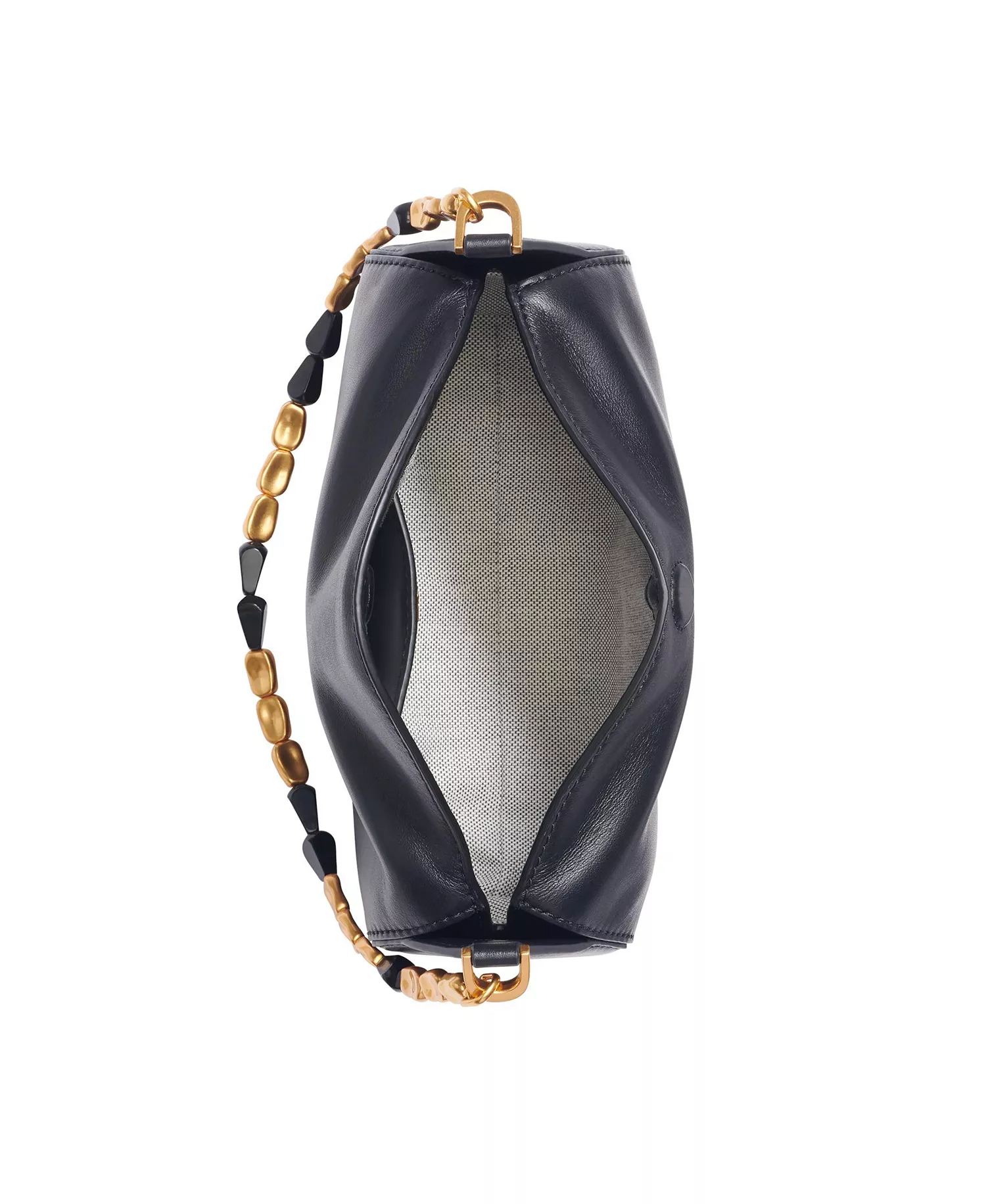 Women's Crinoline Crossbody Bag - Black, Gold - ONE SIZE